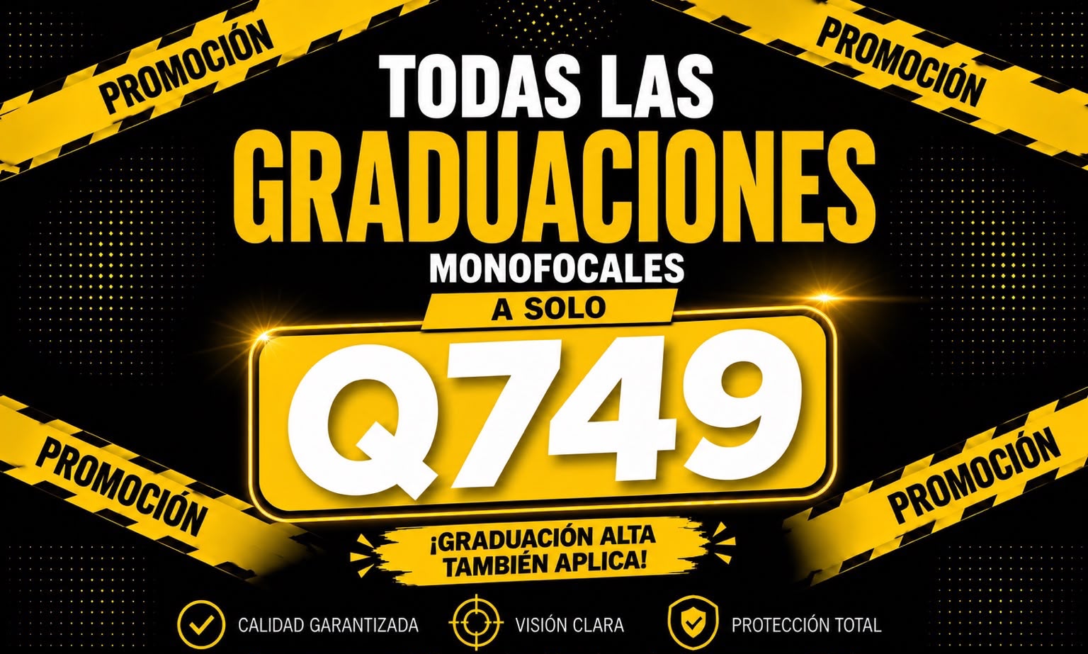 Promoción Todas las graduaciones Q749 de Rosh Ópticas